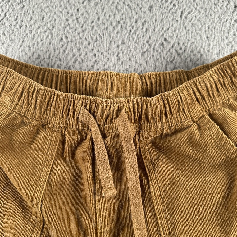Katin Corduroy Shorts Mens S Brown Elastic Drawstring Pockets Casual Beach - Picture 2 of 10